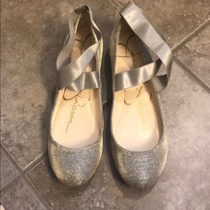 Silver Jessica Simpson shoes!